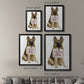 Love and German Shepherd - Modern Framed Canvas Print