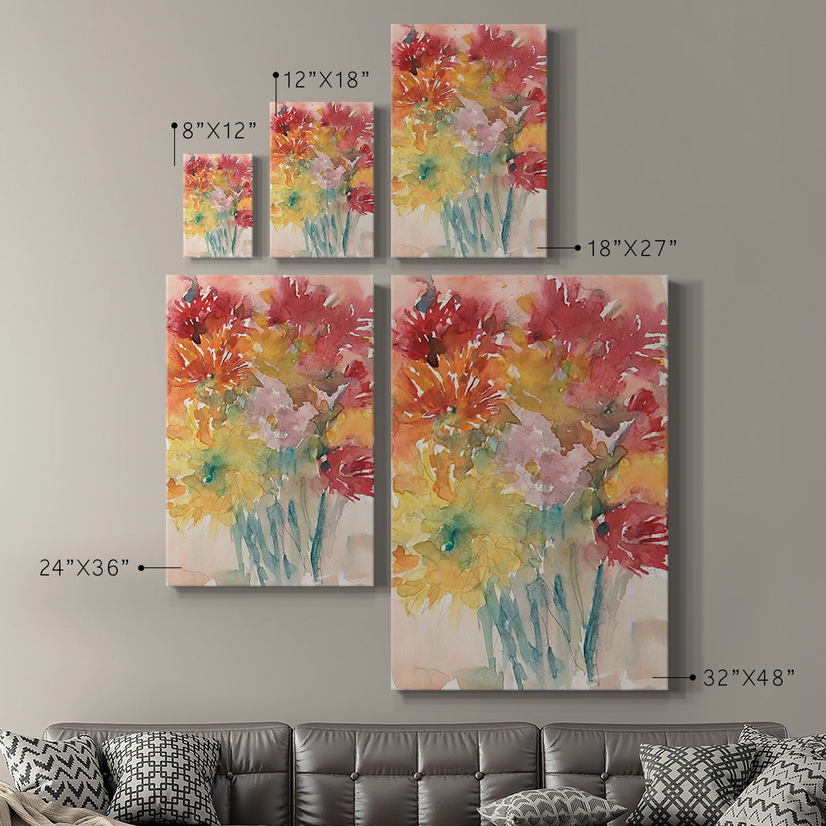 Floral Treats I - Canvas Art Print