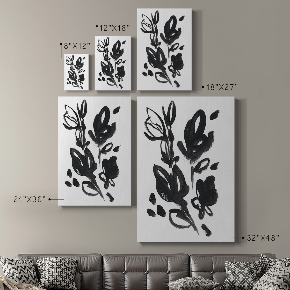 Cameo Bloom I - Canvas Art Print