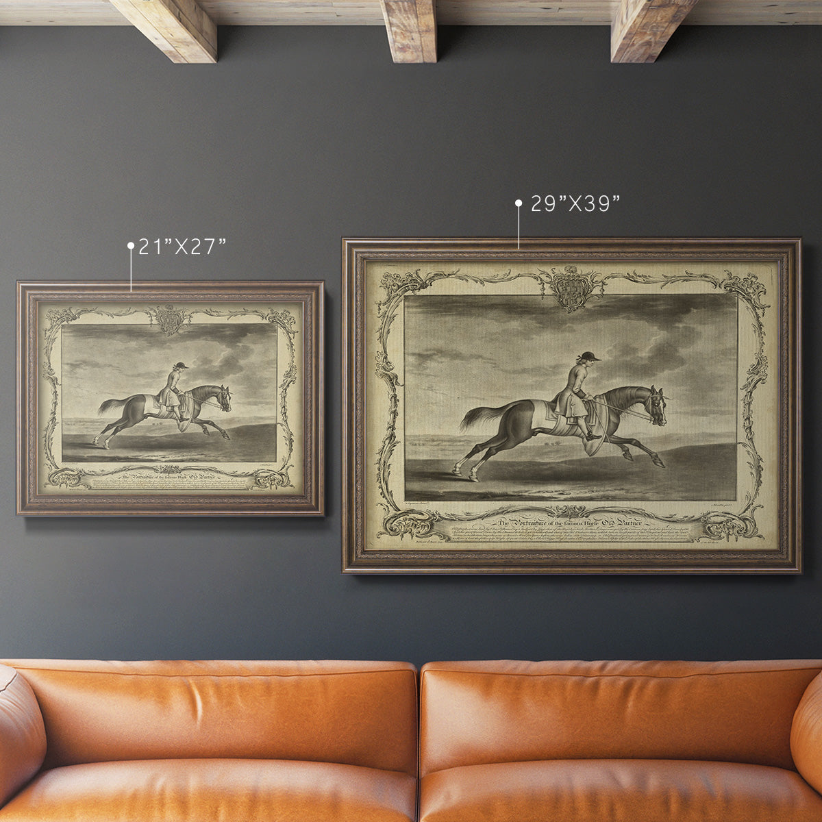 Distinguished Horses I Premium Framed Canvas- Ready to Hang