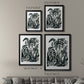Ink Jungle IV - Modern Framed Canvas Print