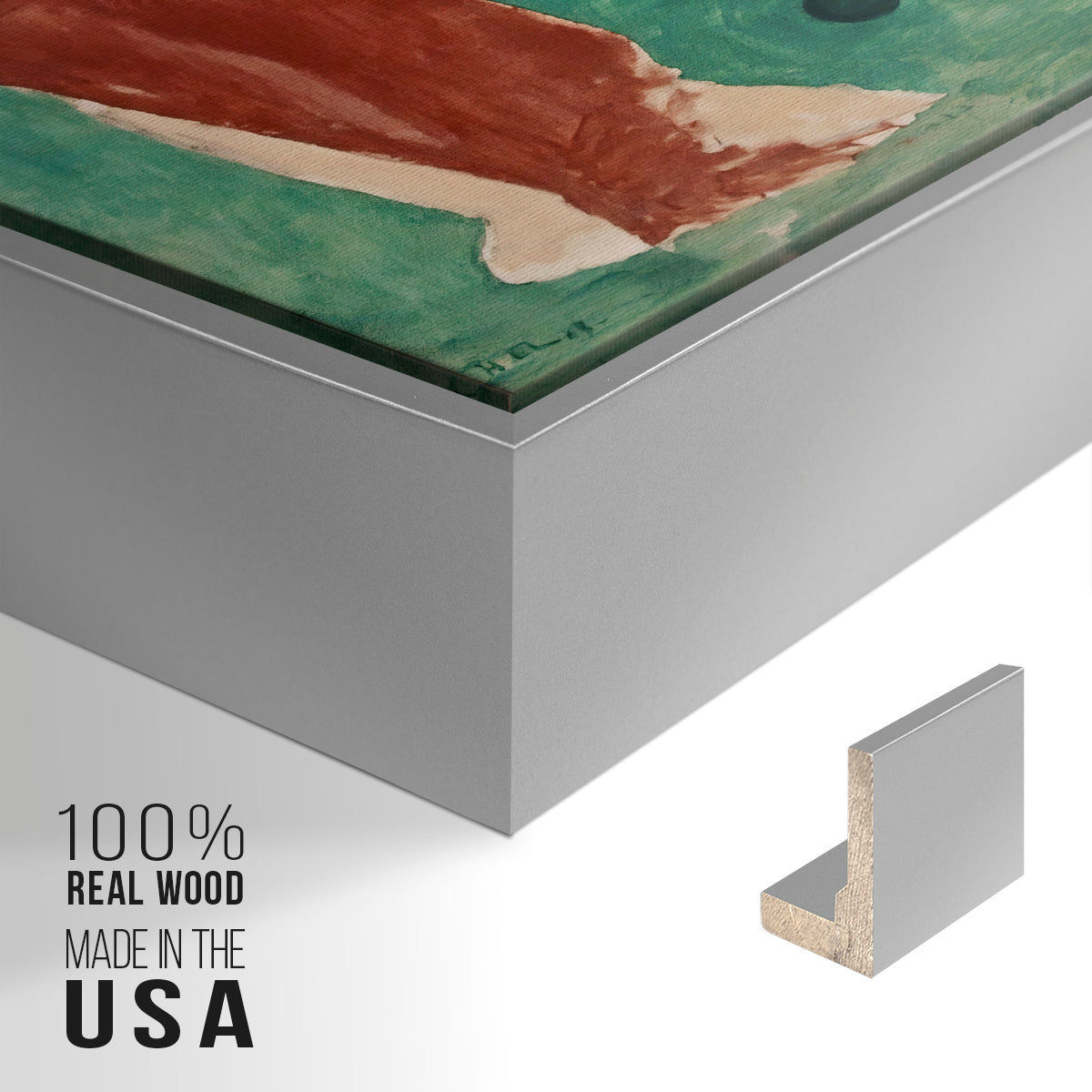Game of Bowls, 1908 - Floater Framed Canvas Print
