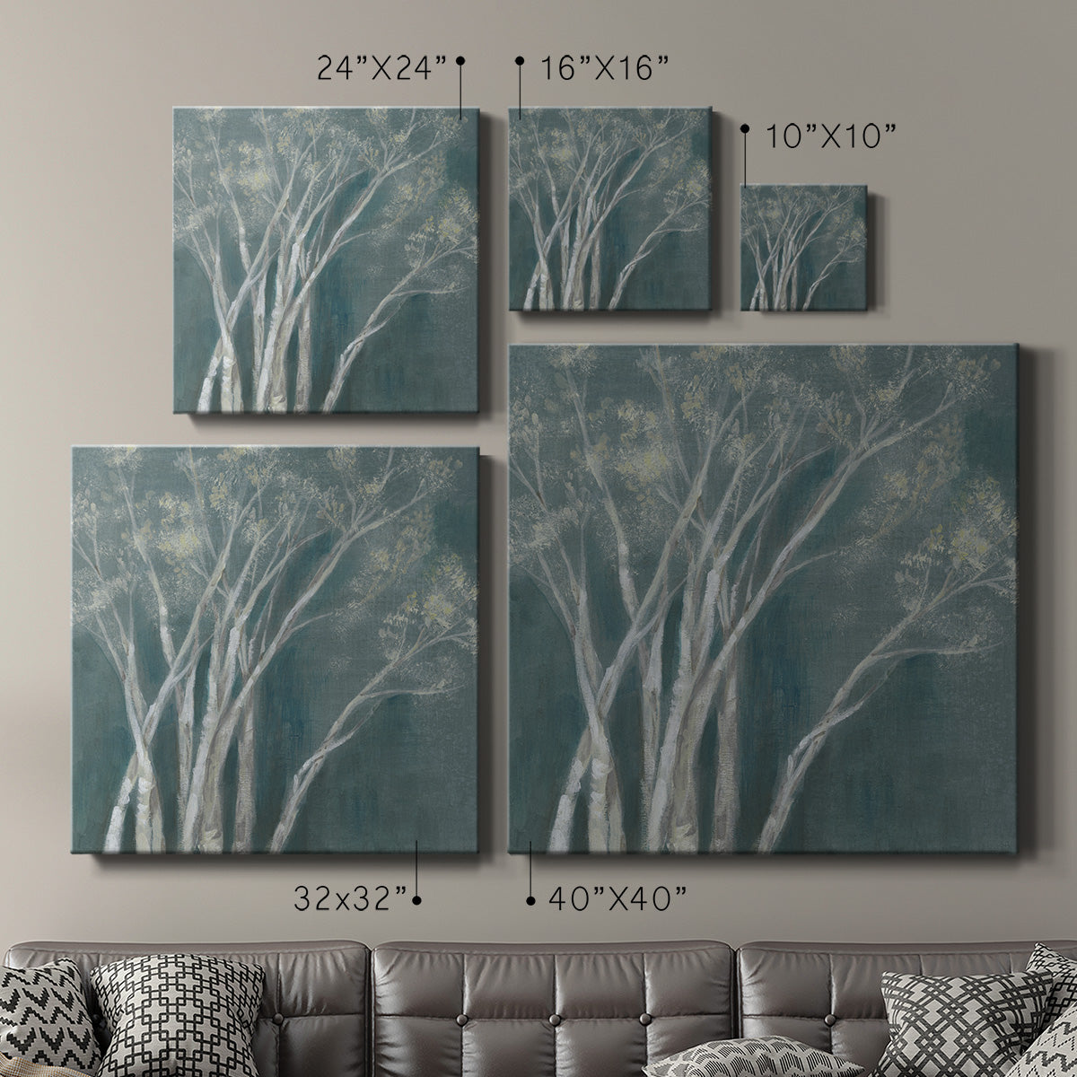 Ethereal Birches II - Canvas Art Print