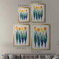 Tulips in a Row I - Modern Framed Canvas Print