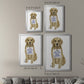 Love and Golden Retriever - Modern Framed Canvas Print