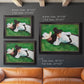 Impressionist outdoor portrait of two girls by John Singer Sargent in an ornate black frame with gilded inner detail shown in multiple size options.