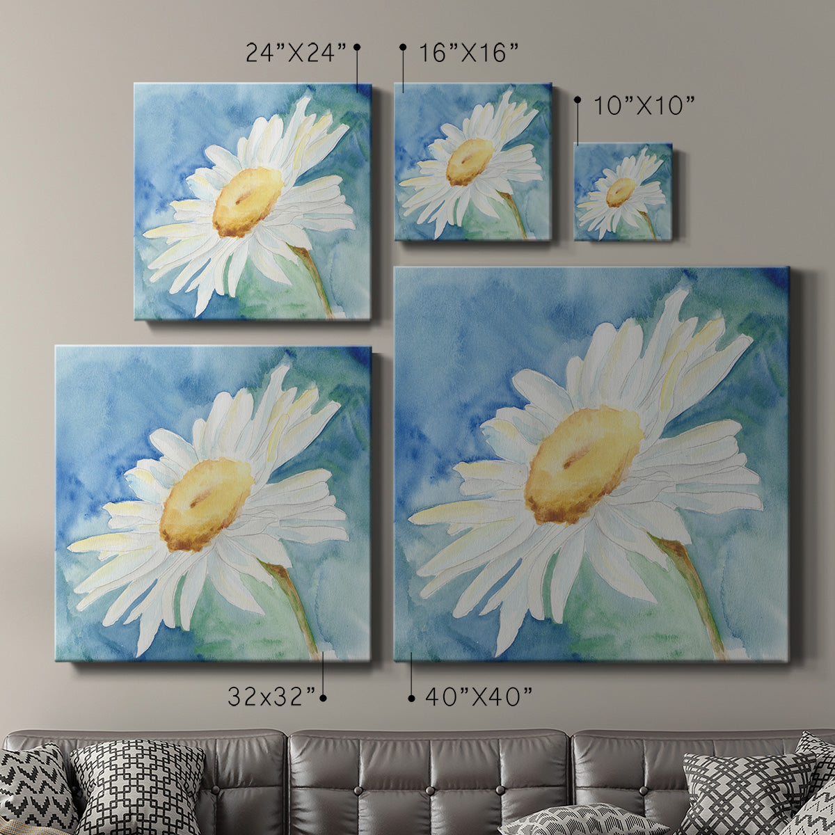 Daisy Sunshine I - Canvas Art Print