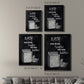 Wash Away Your Troubles - Modern Framed Canvas Print