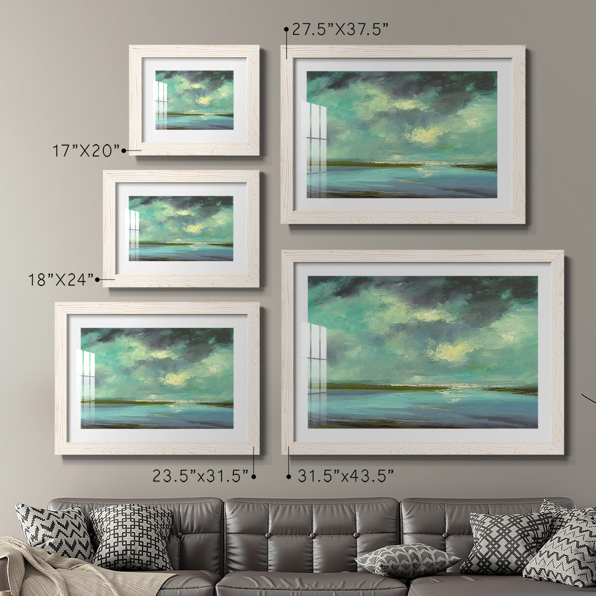 Lagoon - Barnwood Framed Art Print
