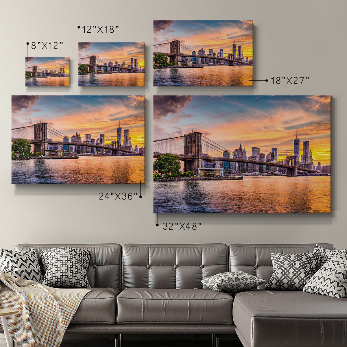 New York City Skyline - Canvas Art Print