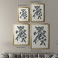 Growing Leaves II - Modern Framed Canvas Print