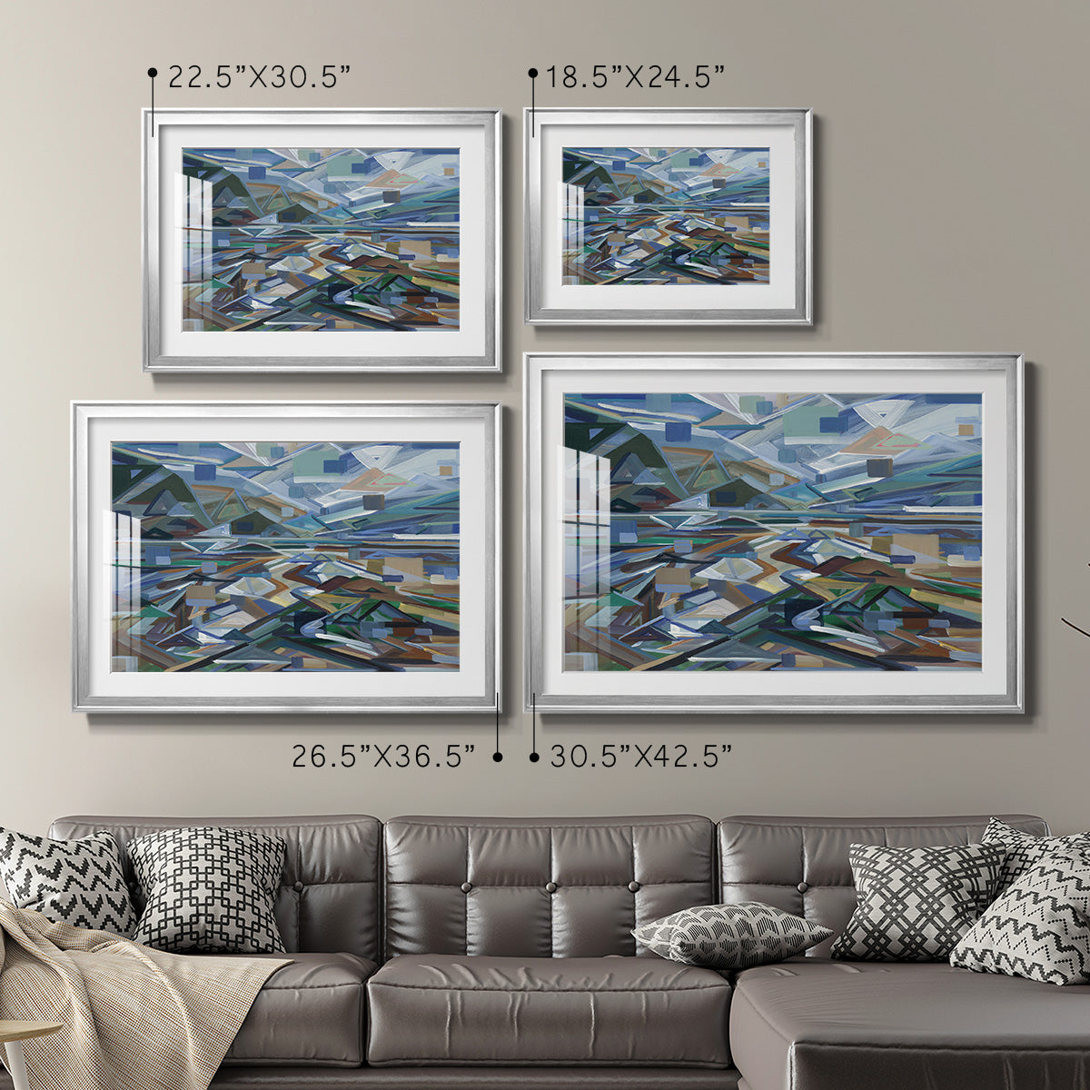 Low Tide - Modern Framed Art Print