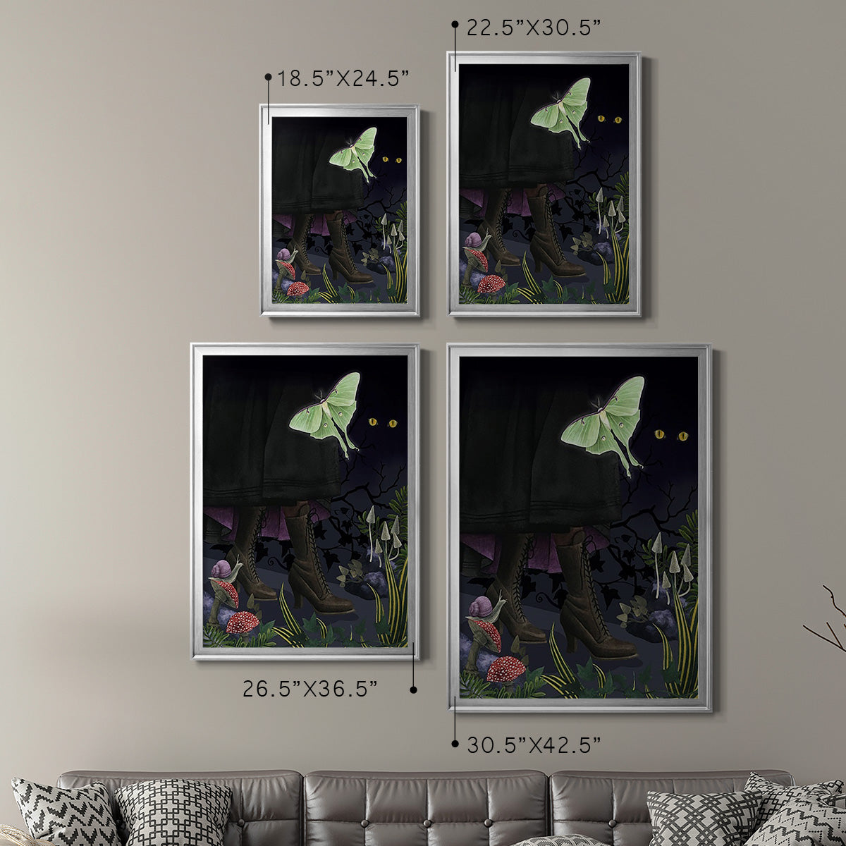 Hallowed Forest I -  Framed Canvas Print