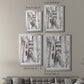 Europe Street Sketches II - Modern Framed Canvas Print