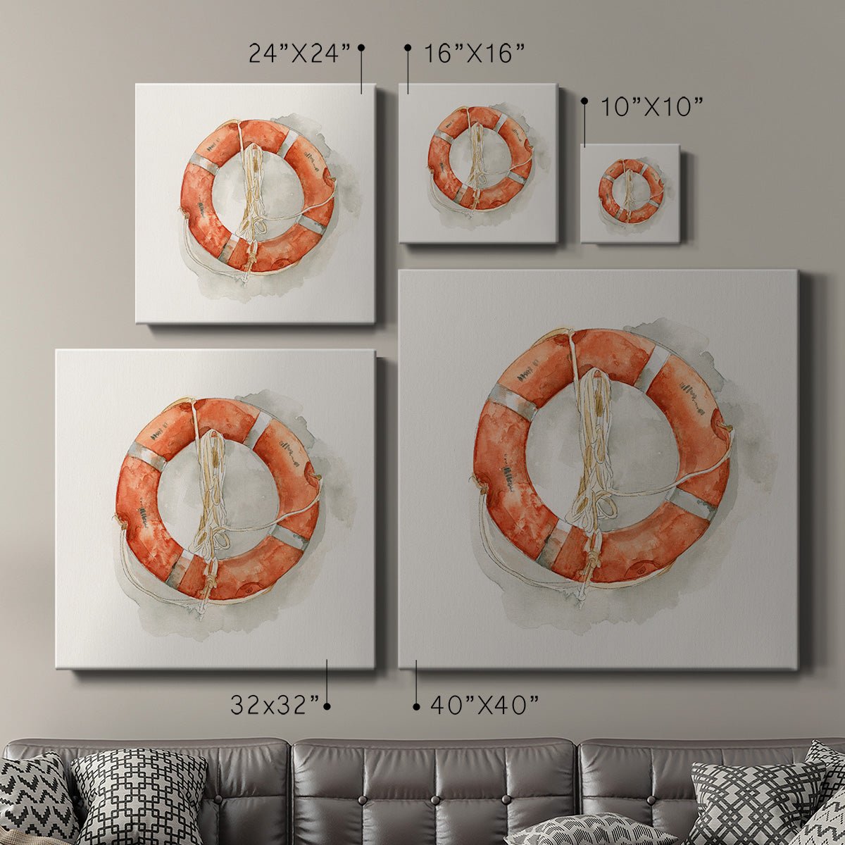 Nautical Safety II - Canvas Art Print