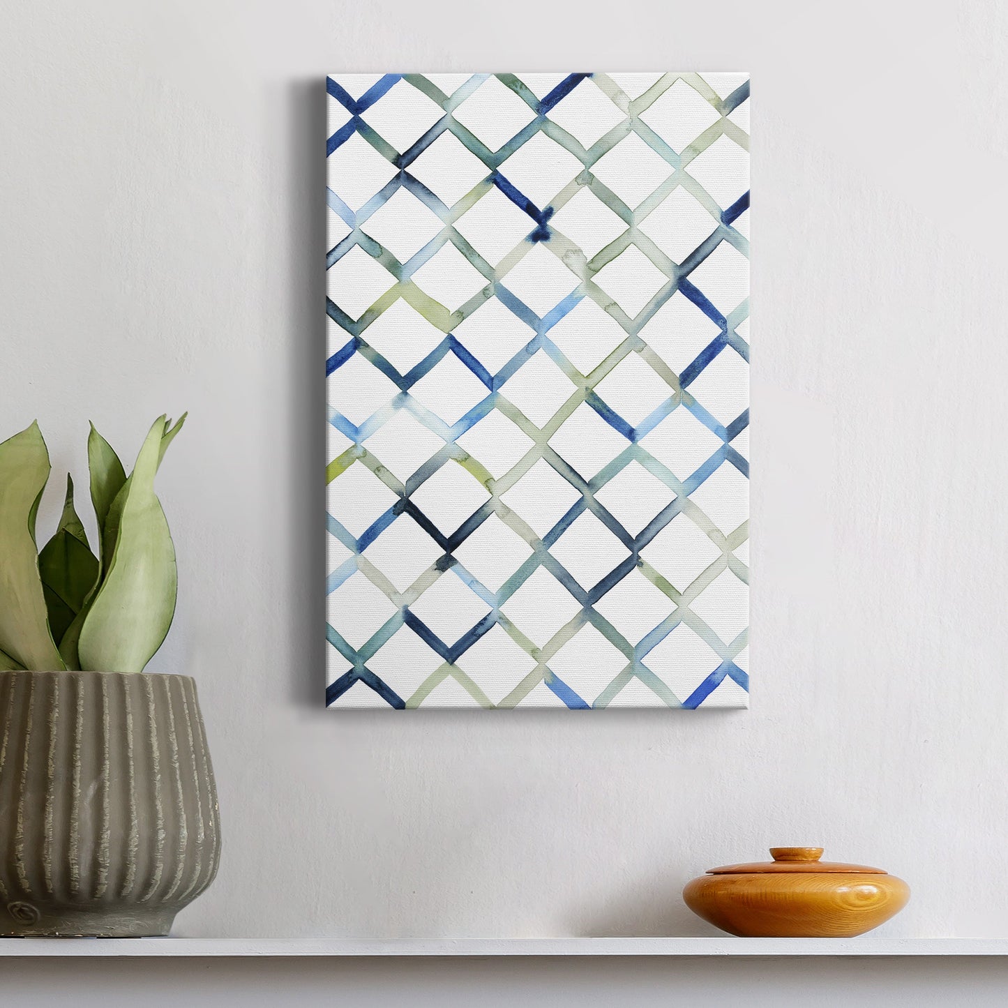 Sea Lattice II Premium Gallery Wrapped Canvas - Ready to Hang