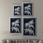 Indigo Botanical I Revisited - Modern Framed Canvas Print