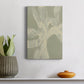 White Ribbon on Celadon II - Canvas Art Print