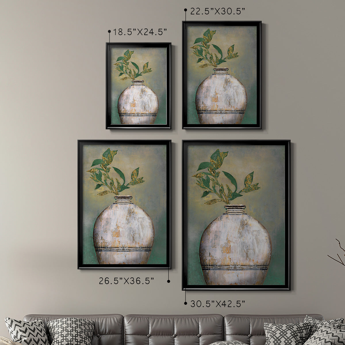 Global Vessel II - Modern Framed Canvas Print