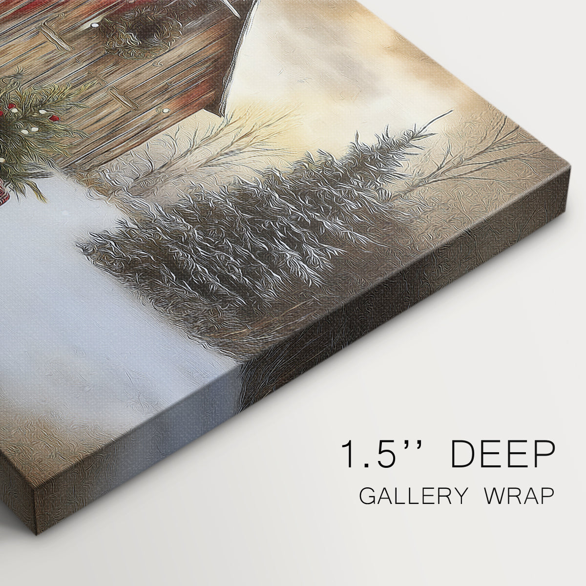 Cathedral of Candlelit Serenade - Canvas Art Print