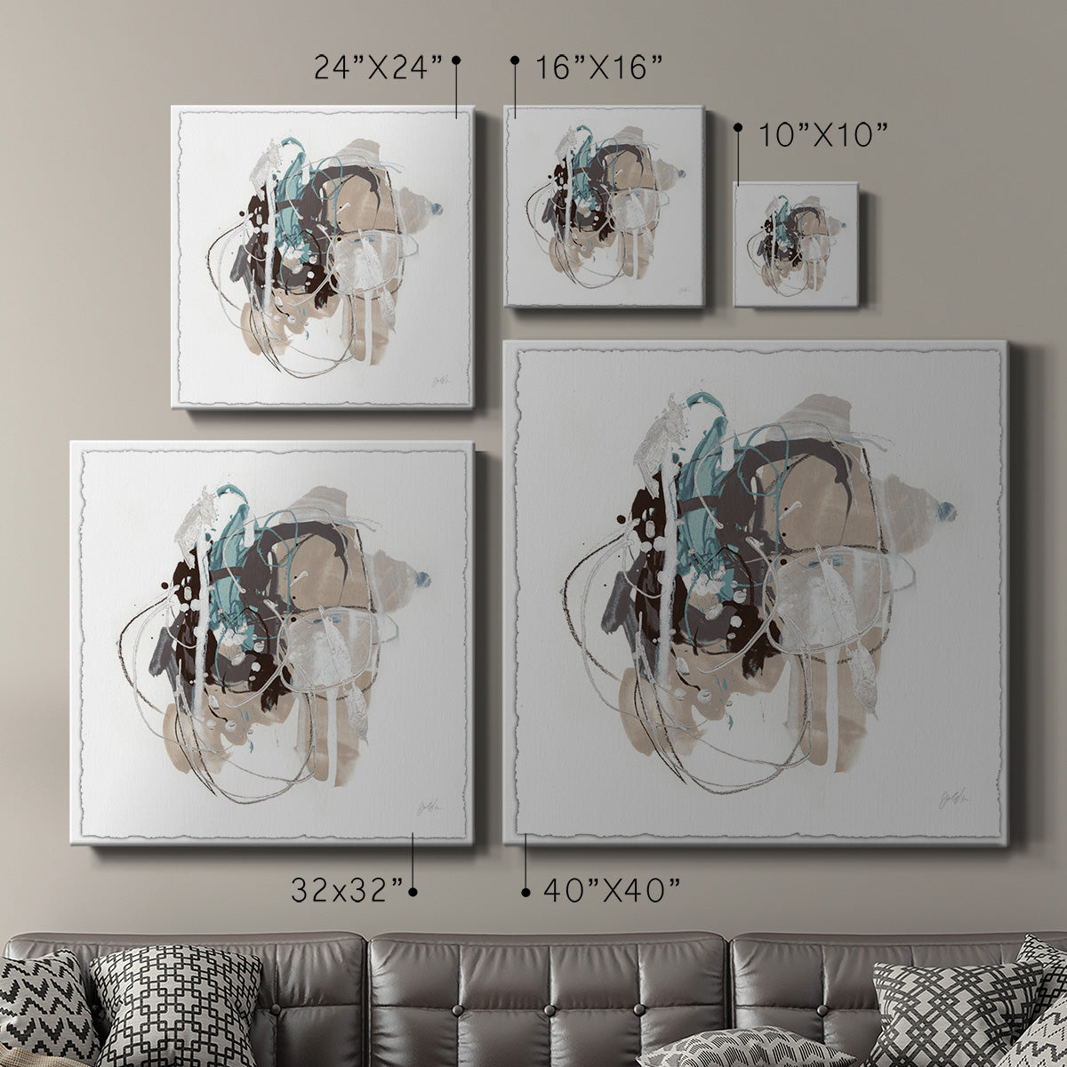 Tranquil Marks IV - Canvas Art Print