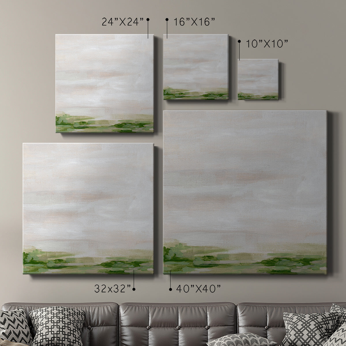 Marsh Horizon I-Premium Gallery Wrapped Canvas - Ready to Hang