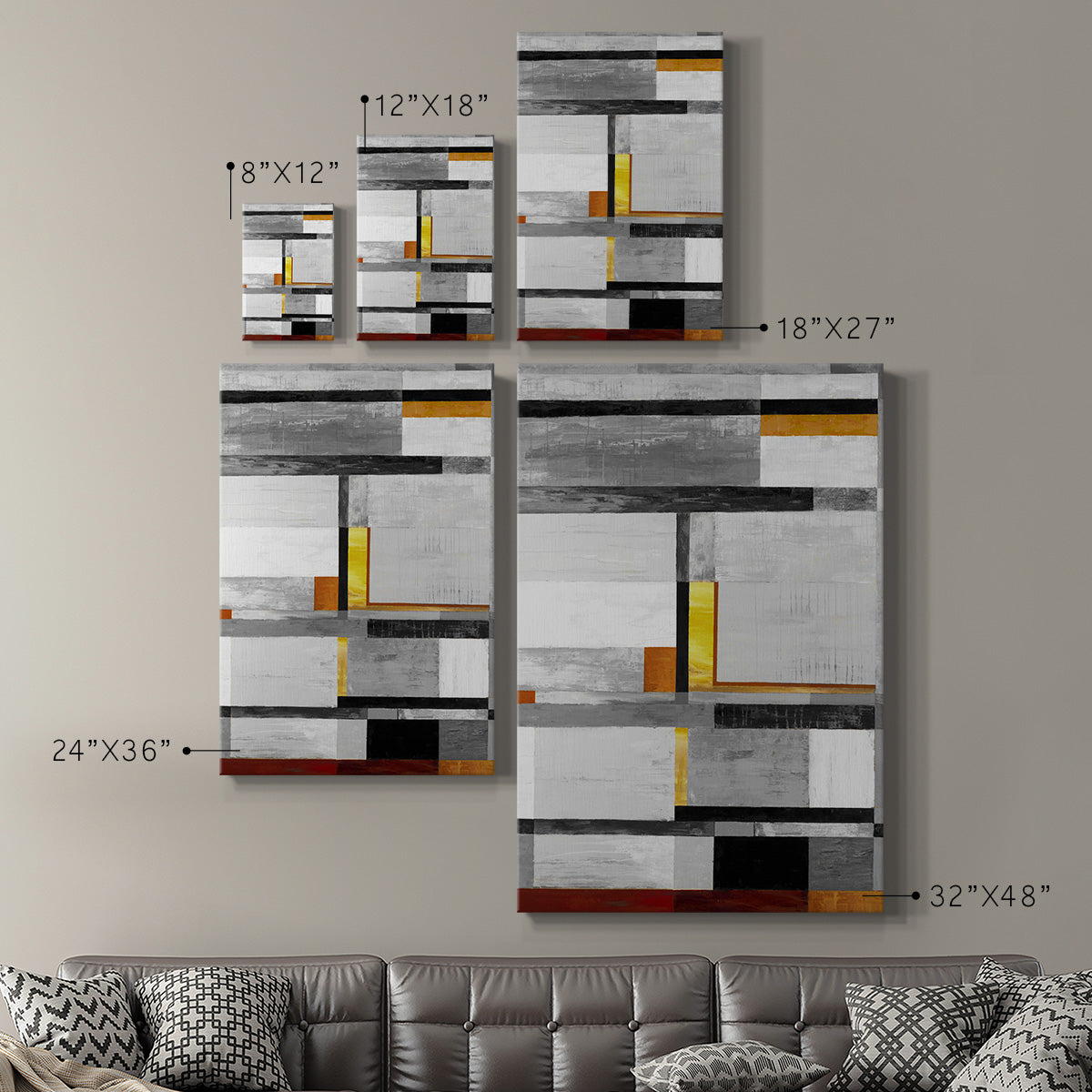 Retro Spectrum V7 - Canvas Art Print