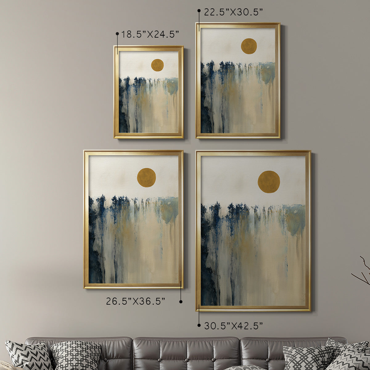 Equilibrium - Modern Framed Canvas Print