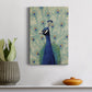 Blue Peacock II Premium Gallery Wrapped Canvas - Ready to Hang