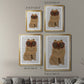 Pomeranian and Heart Glasses - Modern Framed Canvas Print