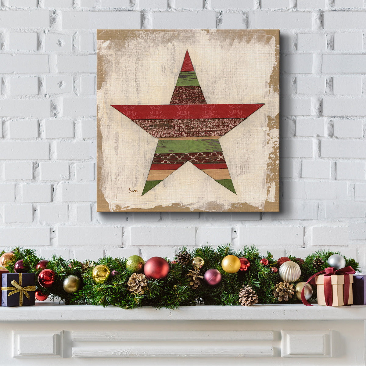 Christmas Star-Premium Gallery Wrapped Canvas - Ready to Hang