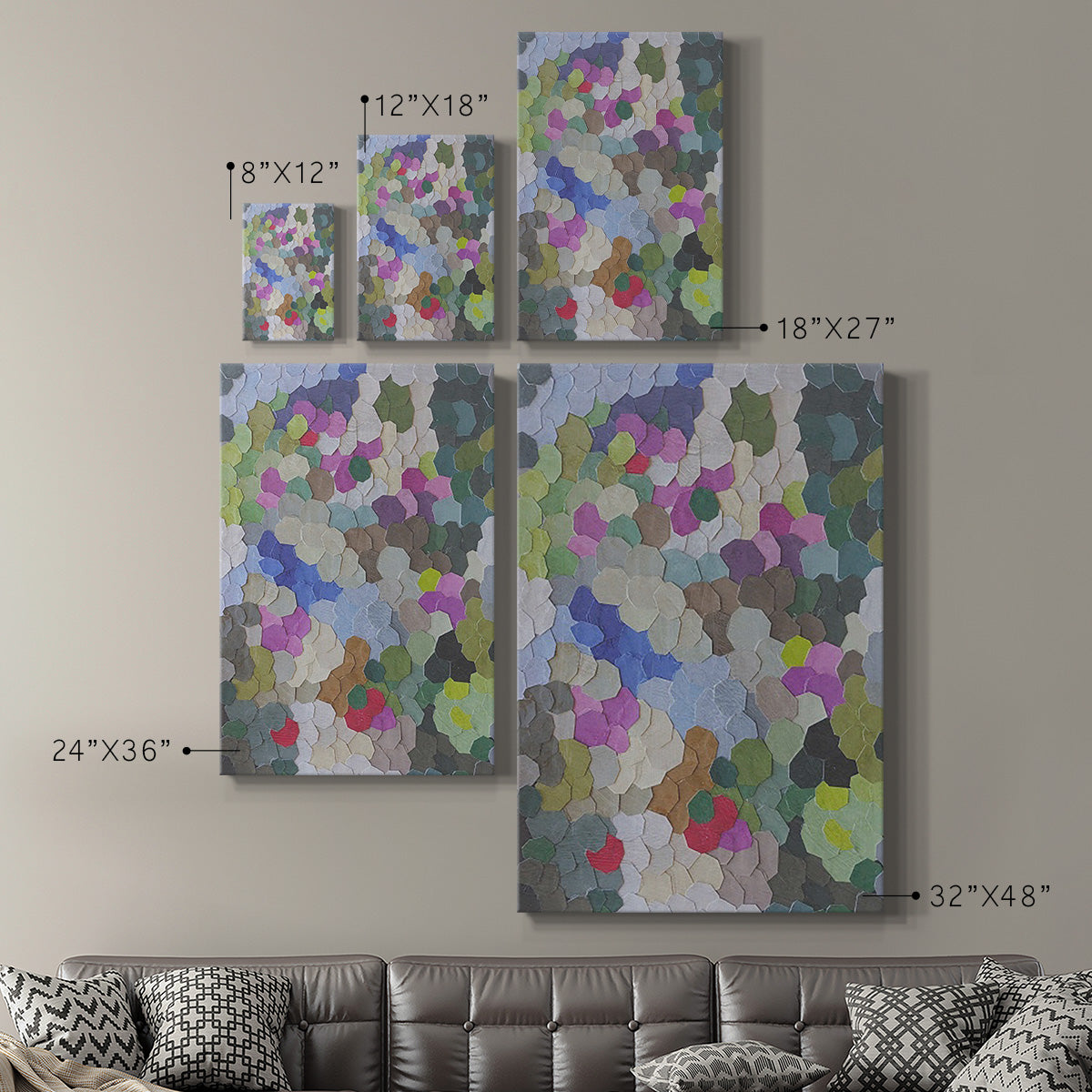 Monaco Hill Garden Premium Gallery Wrapped Canvas - Ready to Hang