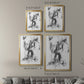 Graphite Abstract II - Modern Framed Canvas Print