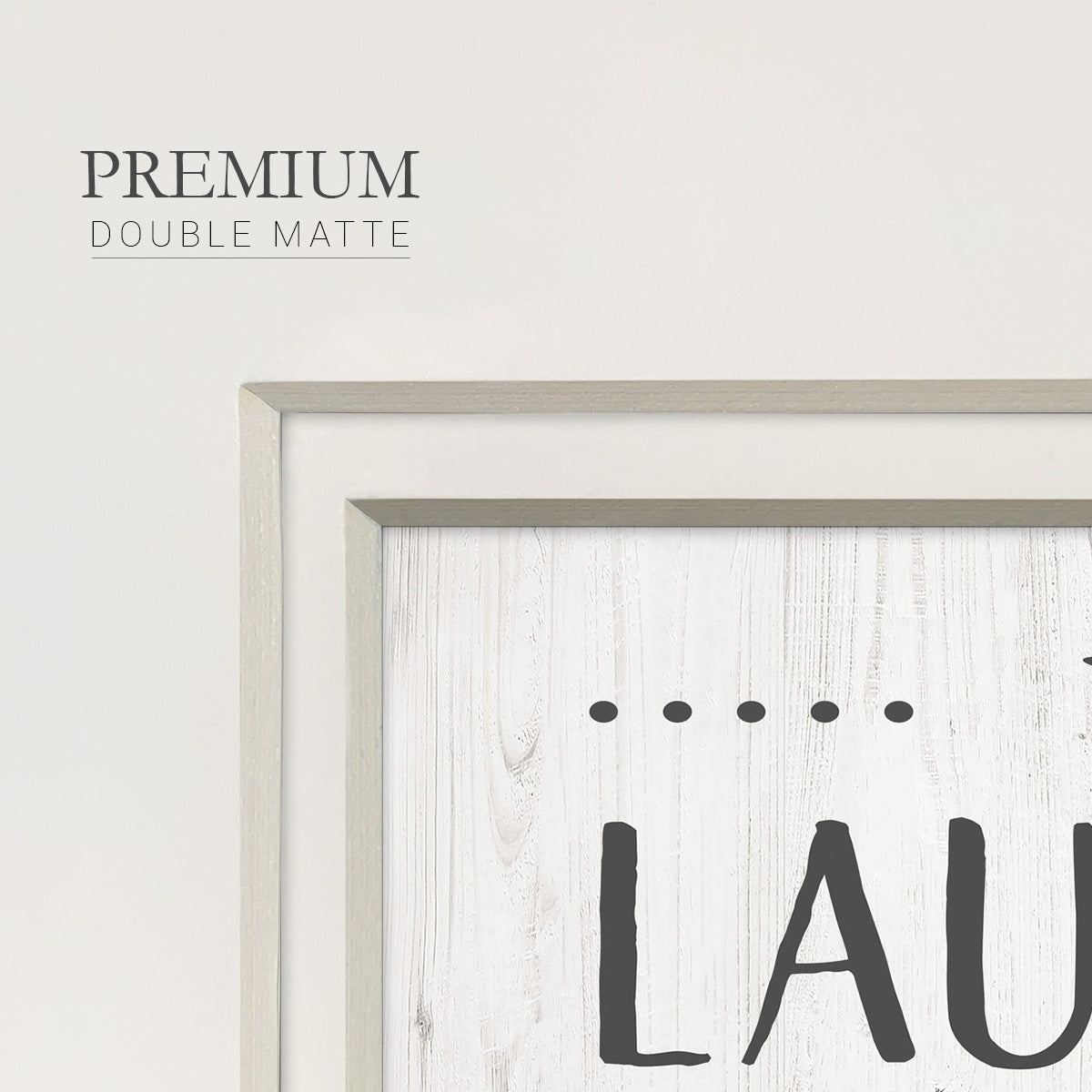 The Laundry Room Premium Framed Print Double Matboard