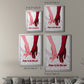 Groovy Love II - Modern Framed Canvas Print