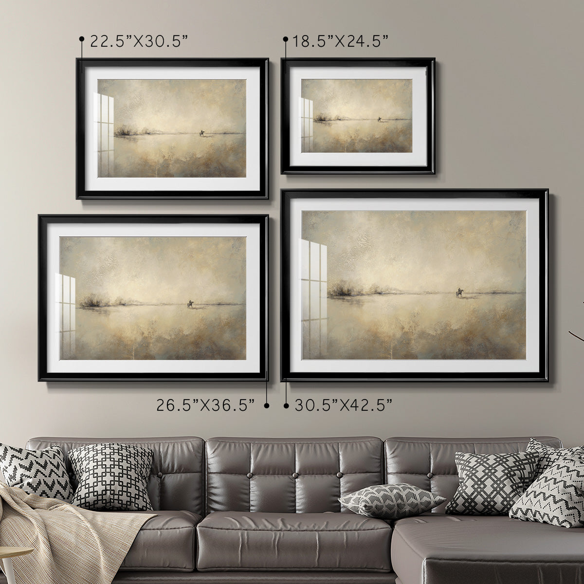 Travelers Premium Framed Print - Ready to Hang