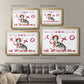 Puppy Valentine Collection A - Modern Framed Art Print