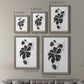 Size comparison chart for a set of two gray barnwood framed canvas prints.