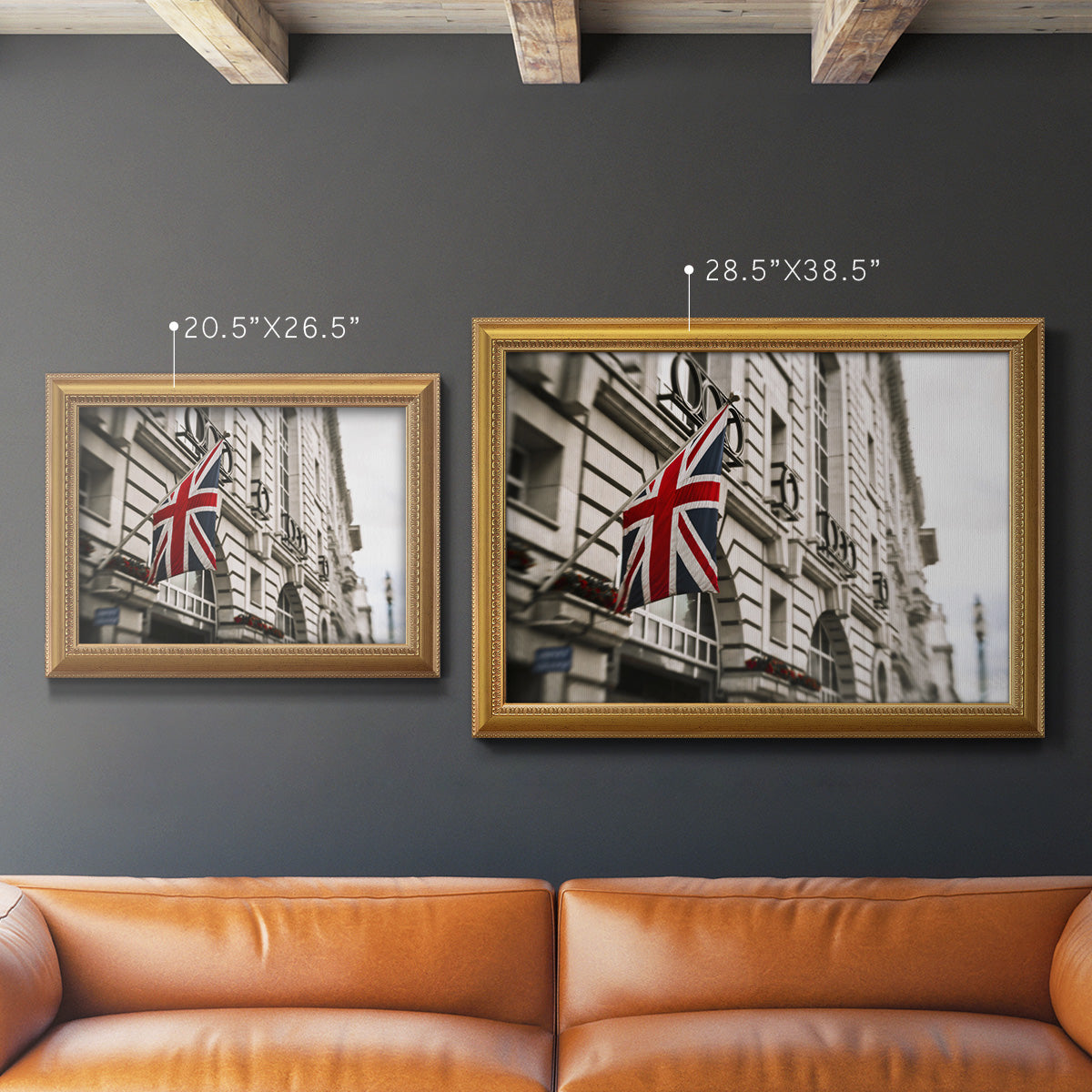 London Scene II Premium Framed Canvas- Ready to Hang