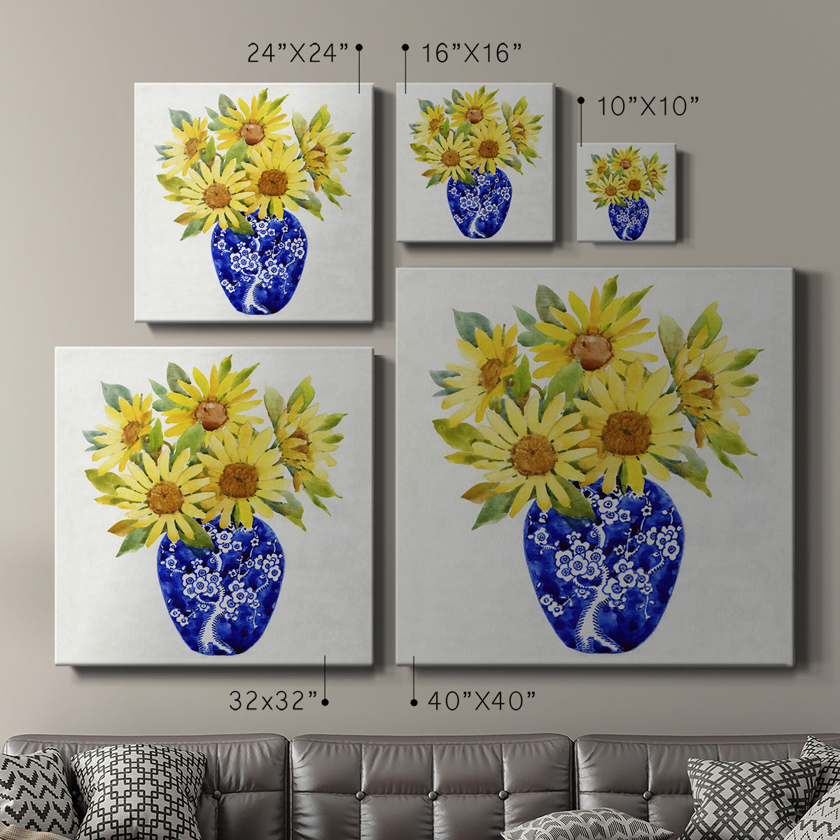 Sun Flower Still Life II - Canvas Art Print