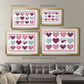 Sweet Valentine Collection A - Modern Framed Art Print