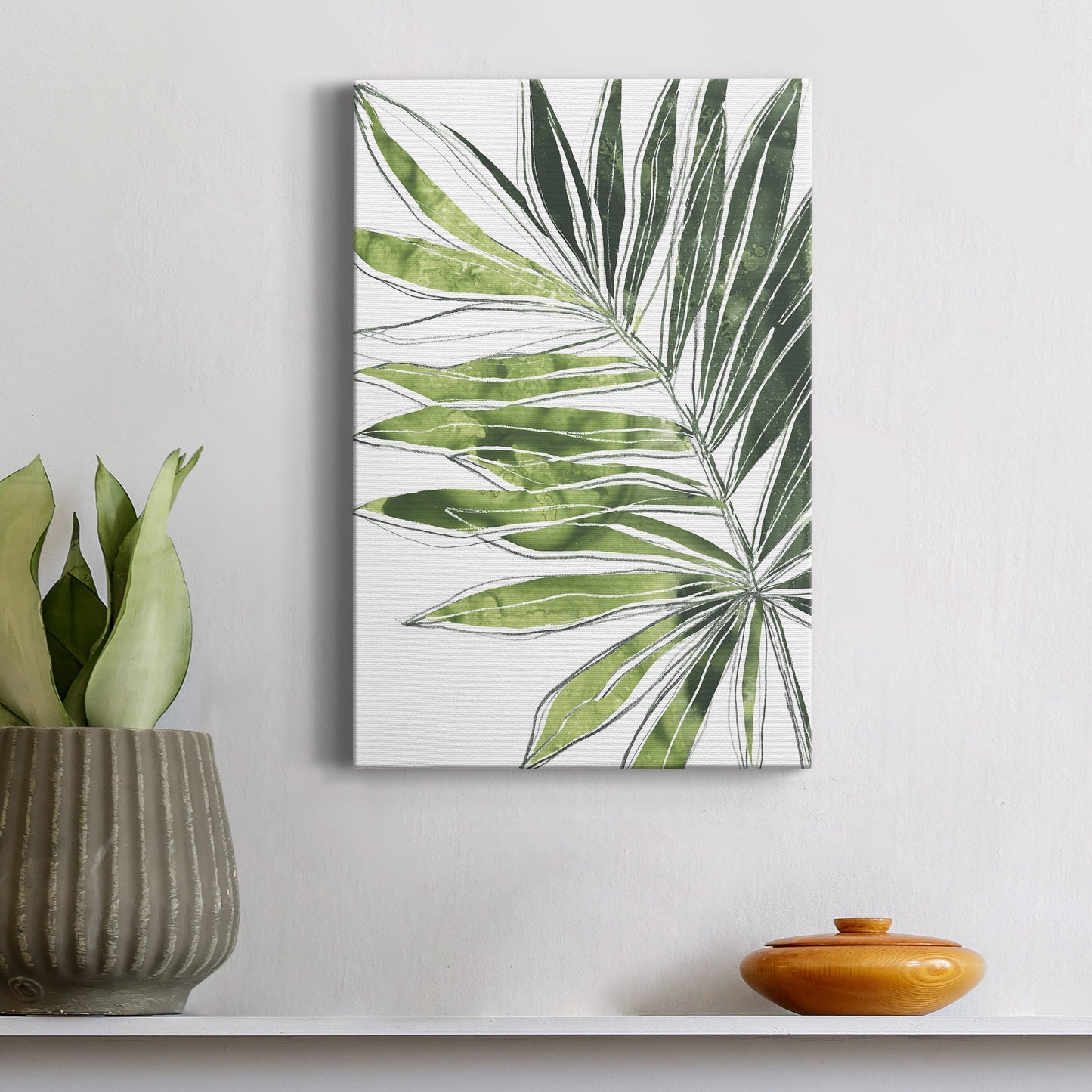 Expressive Palm IV - Canvas Art Print
