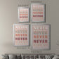 Never Give Up - Modern Framed Canvas Print