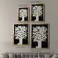 Floral Silhouette - Modern Framed Canvas Print