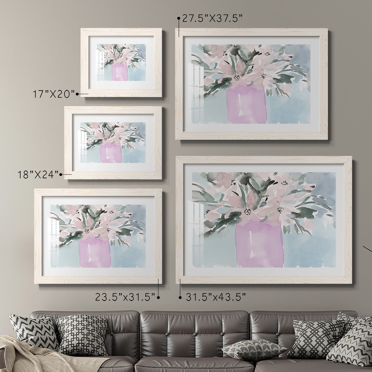 Broken Flowers II - Barnwood Framed Art Print