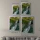 Kent Falls - Modern Framed Canvas Print