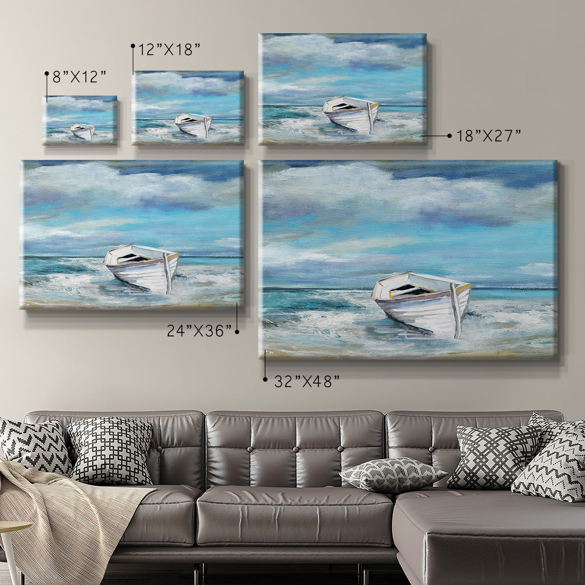 Classic Coast Premium Gallery Wrapped Canvas - Ready to Hang