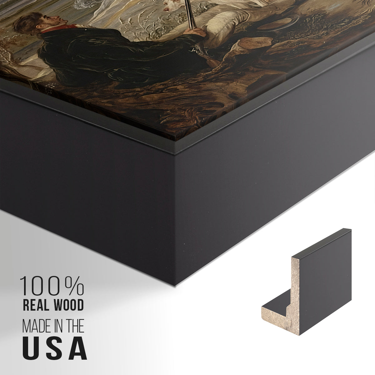 The Day's Sport, 1826 - Floater Framed Canvas Print