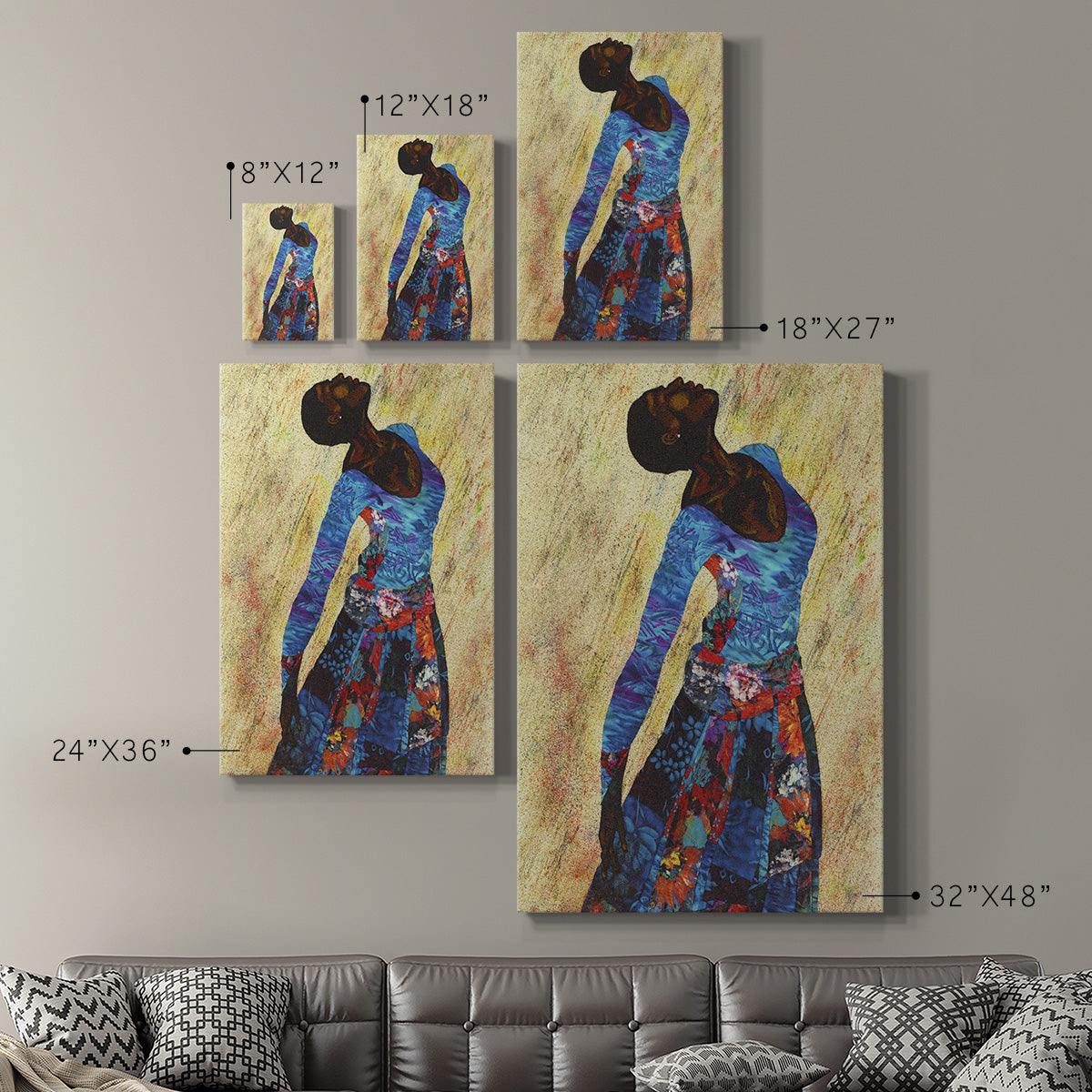 Woman Strong IV Premium Gallery Wrapped Canvas - Ready to Hang