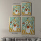 Joyful Blossoms I - Modern Framed Canvas Print